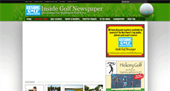 Desktop Screenshot of insidegolfnewspaper.com